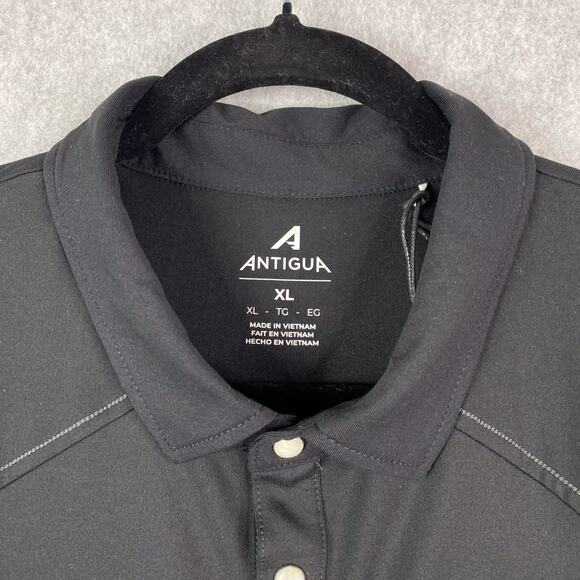 Antigua Shirt Mens XL Black Western Polo Pearl Snap WWE WrestleMania Vegas - Picture 8 of 9